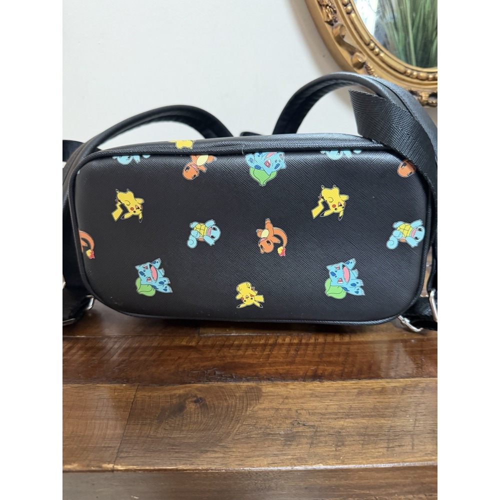 Loungefly Pokémon Mini Backpack Pikachu Bulbasaur Charmander Squirtle READ - Picture 8 of 16